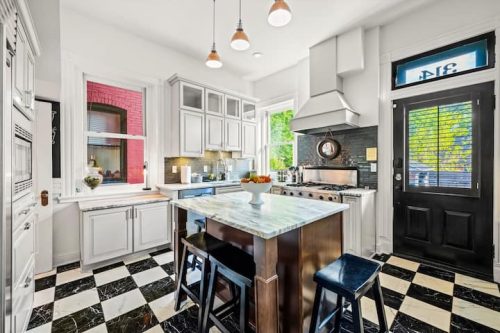 A well-stocked, elegant kitchen featuring high-end appliances — perfect for creating memorable meals with family and friends.