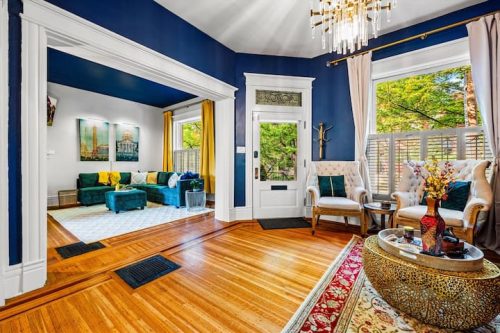 Plenty of space to relax and spread out between the luxurious living room and the welcoming family room — perfect for gathering or unwinding.